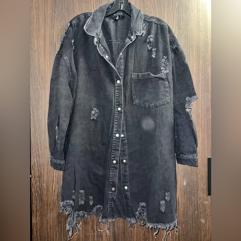 Missguided denim top